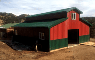 Pole-Barn building