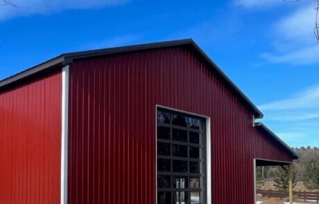 Red Agriculture Barn Builder Colorado